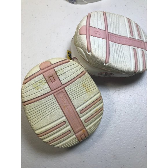 Build A Bear Workshop Twinkle Toes Skechers Shoes Light Pink Sparkly Laces Lot 2 - Picture 10 of 11